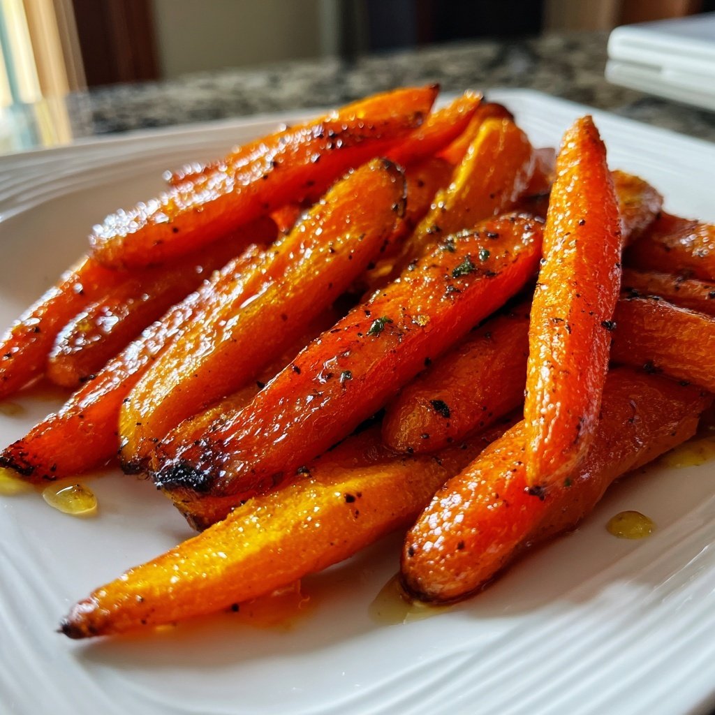 Roasted Carrots with Honey Glaze