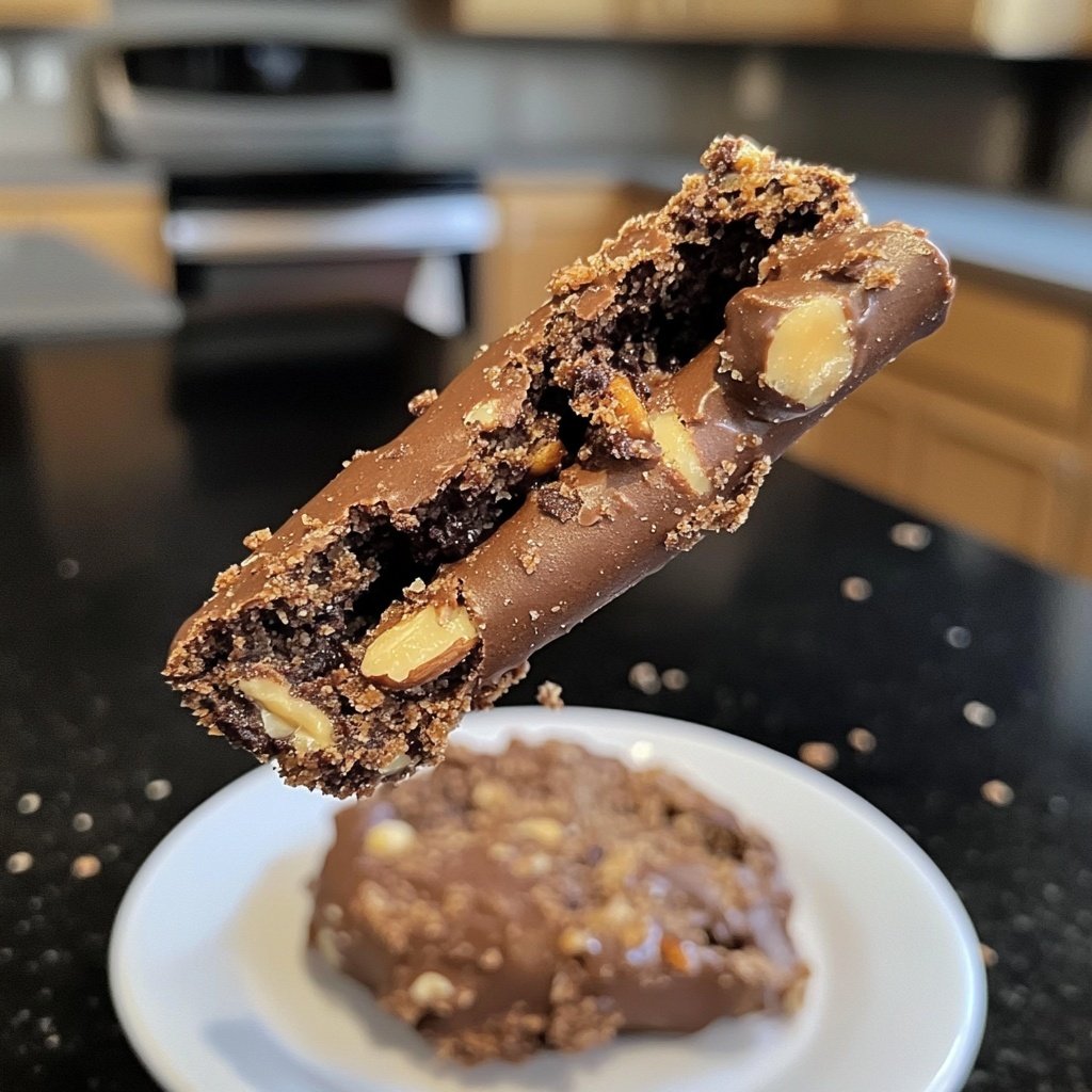 Chocolate Cigar Cookies (No Bake) | Kookmutsjes