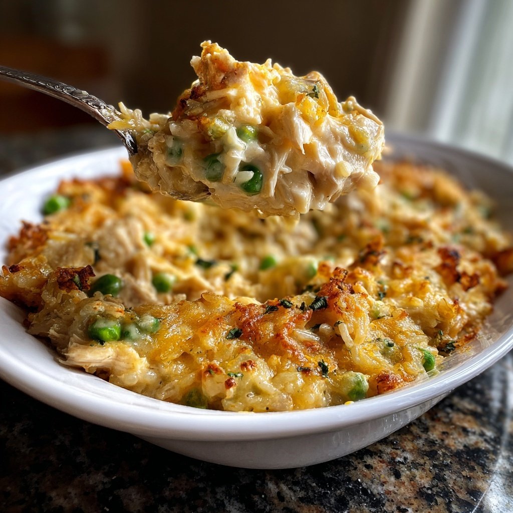 Creamy Chicken And Rice Casserole