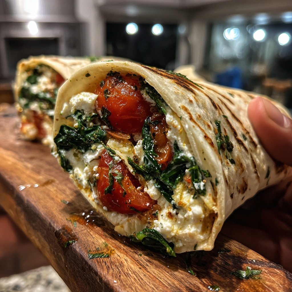 High Protein Egg White Dinner Wrap