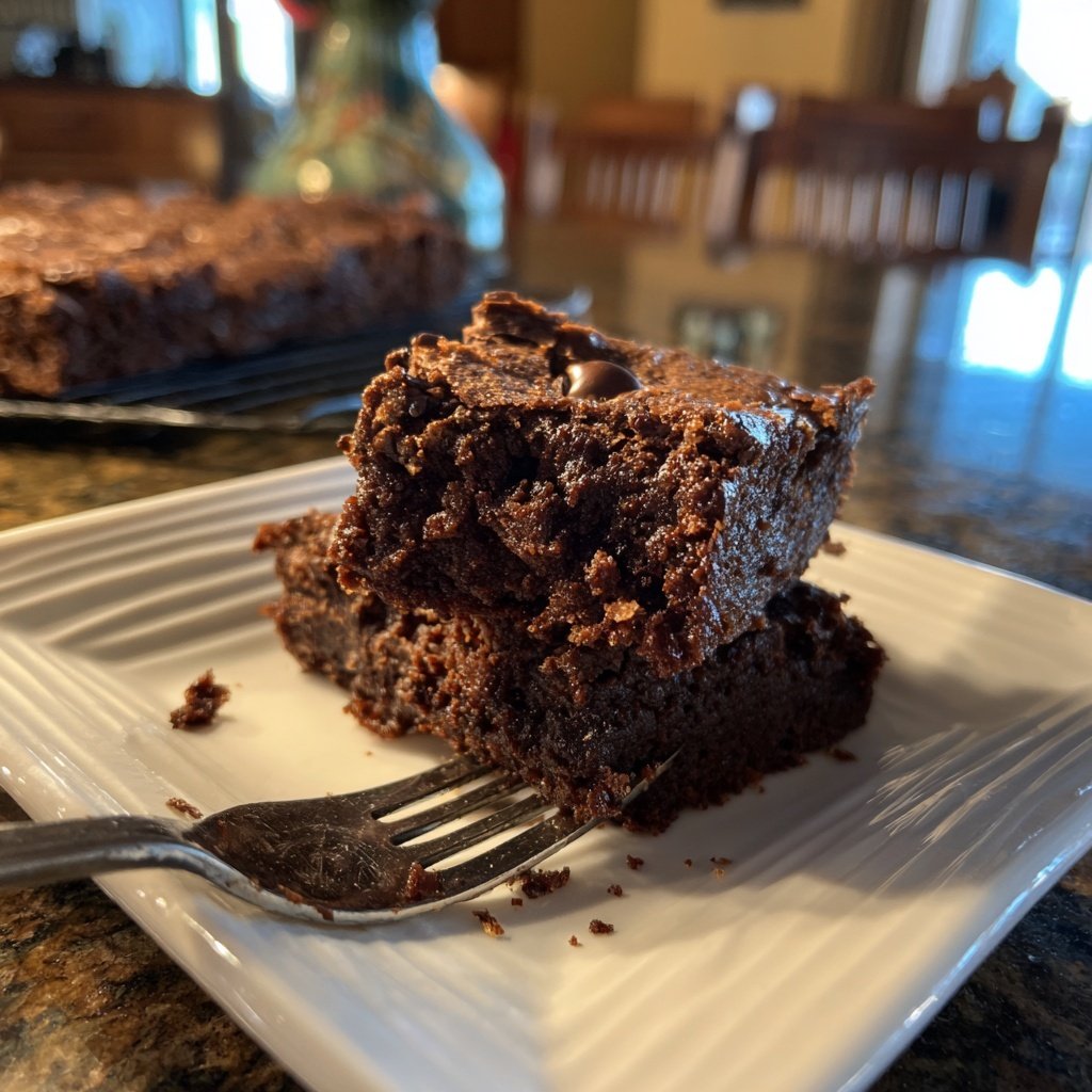 Cottage Cheese Brownies with Dark Cocoa Powder