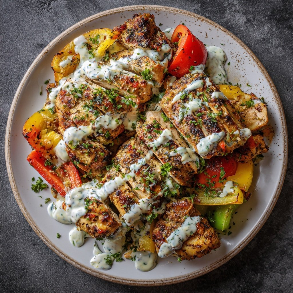 Mediterranean Grilled Chicken Plate