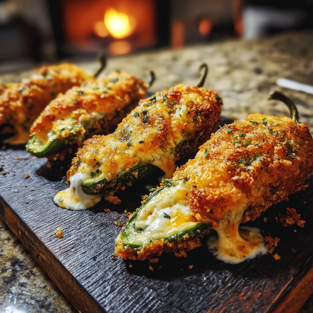 Jalapeno Poppers with Creamy Ranch Filling