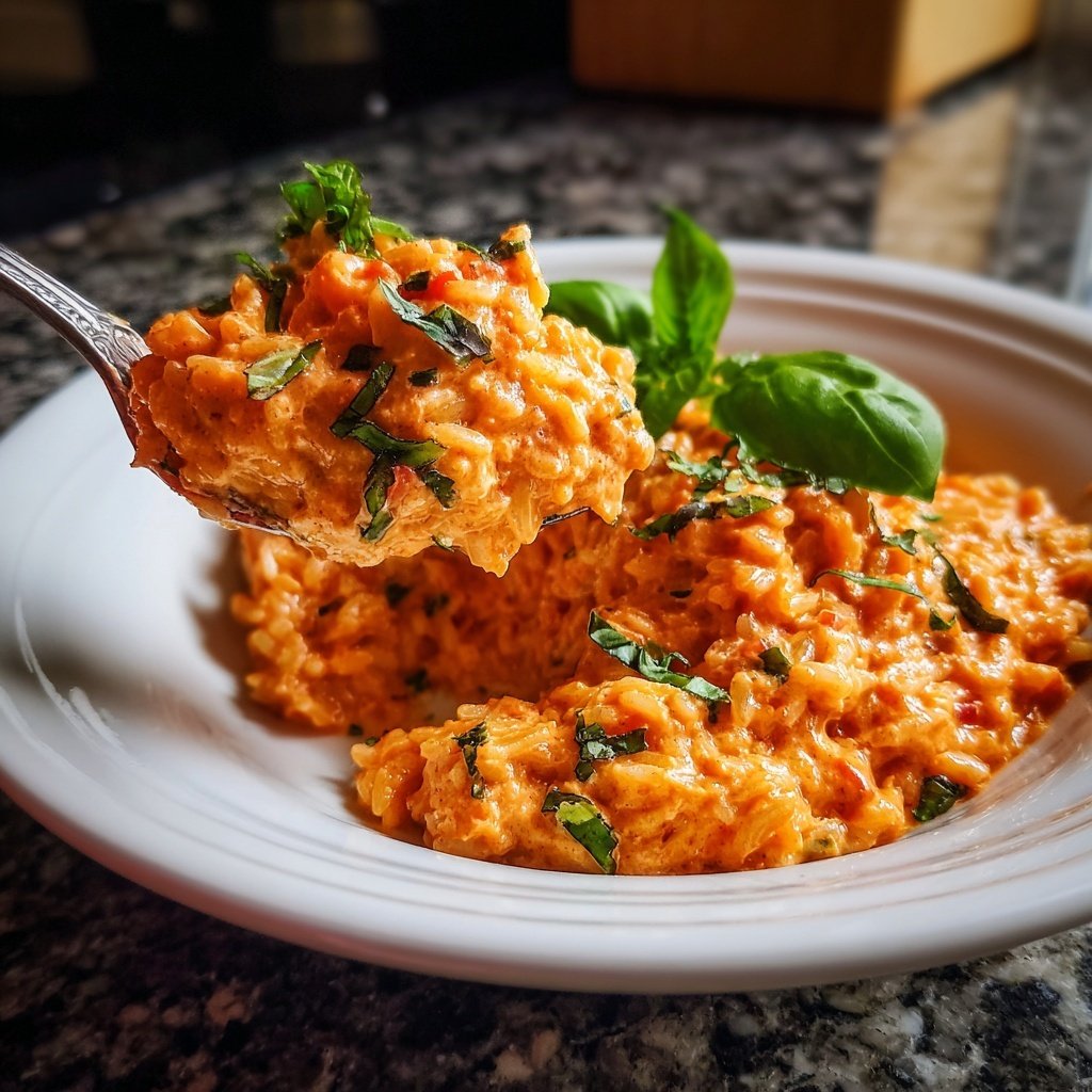 Creamy Tomato Rice with Herbs