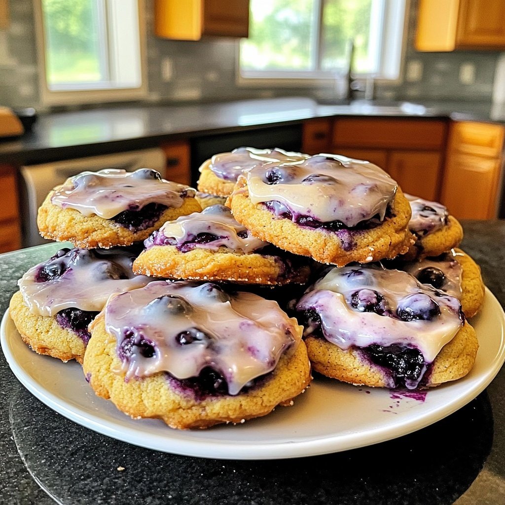 Blueberry Cheesecake Cookies