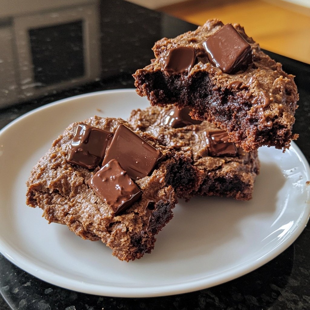 Fudgy Chocolate Brownie Cookies