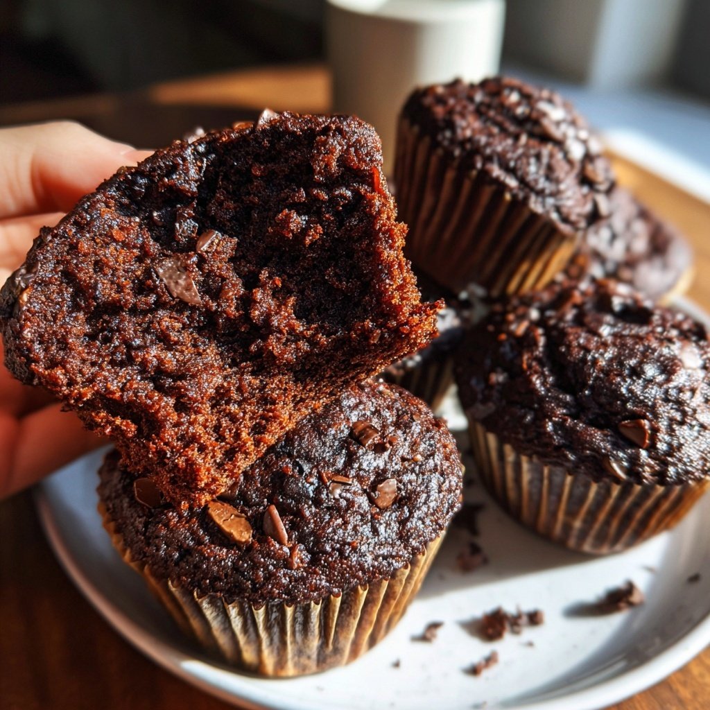 Chocolate Almond Flour Muffins