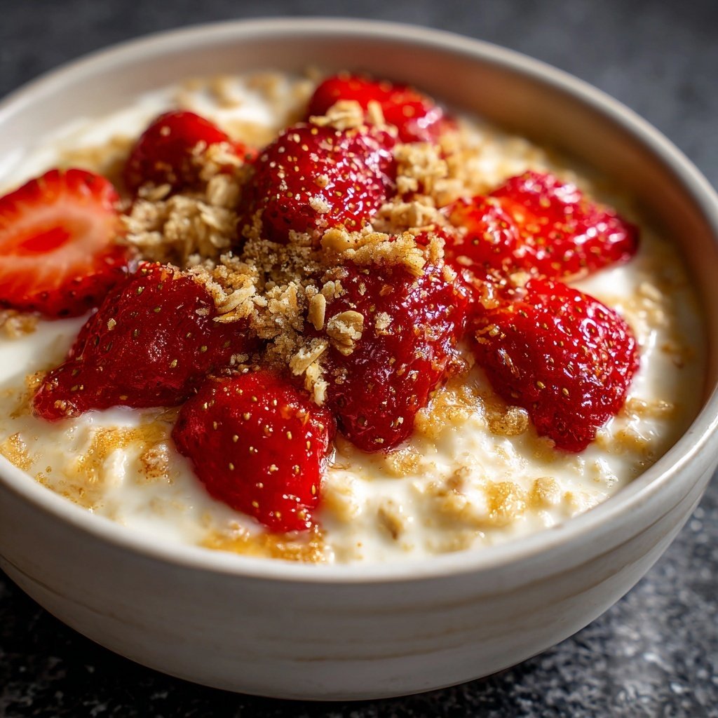 Strawberry Cheesecake Oatmeal